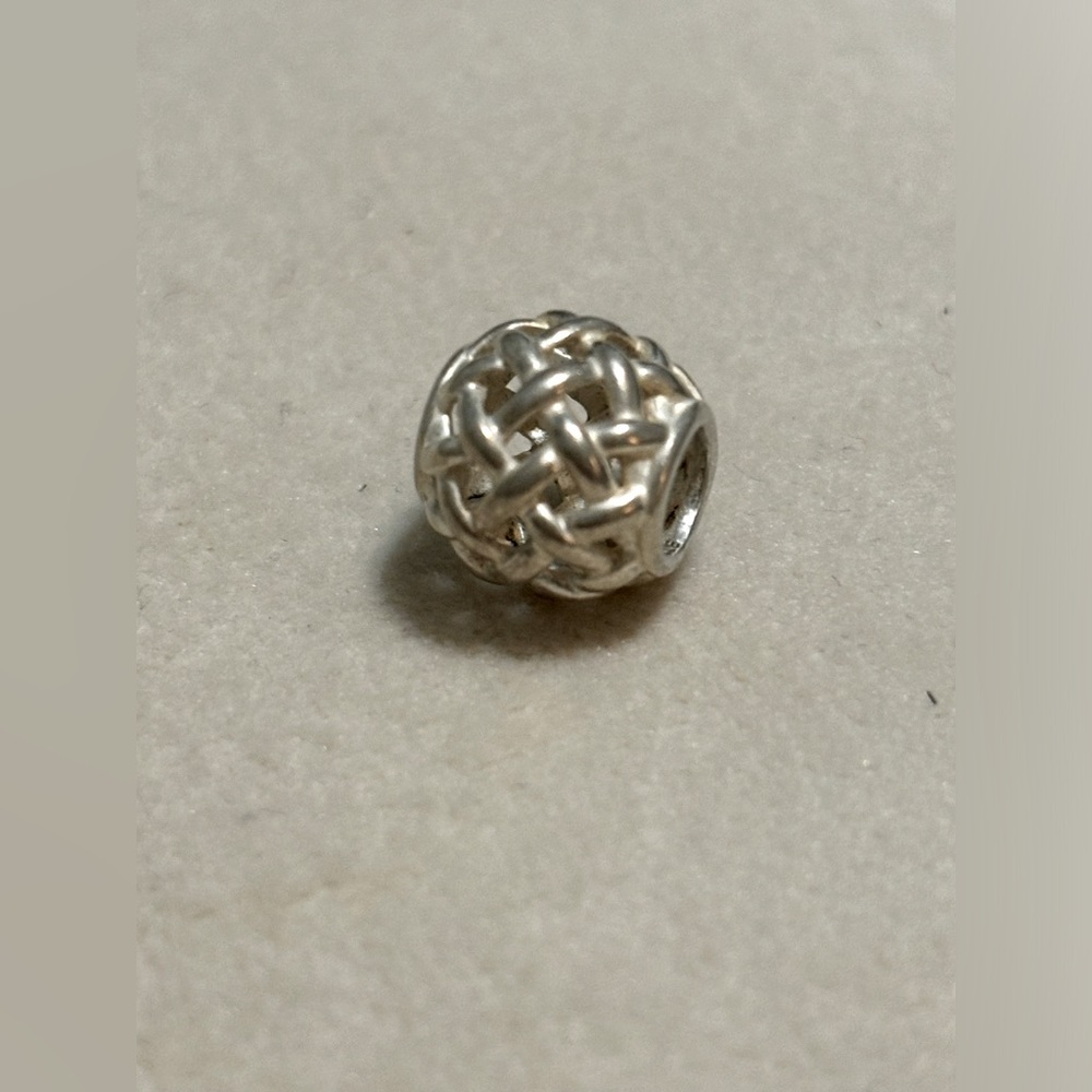 Pandora Forever Entwined Bead Charm Sterling Silver 790973
